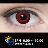 Cosplay Halloween Contact Lenses - Electro Lens RED